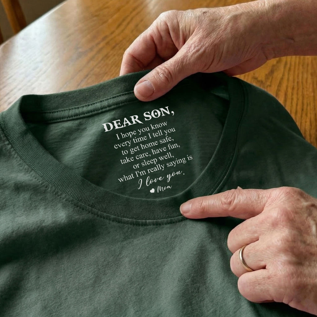Personalized Inner Neck T-Shirt for Son