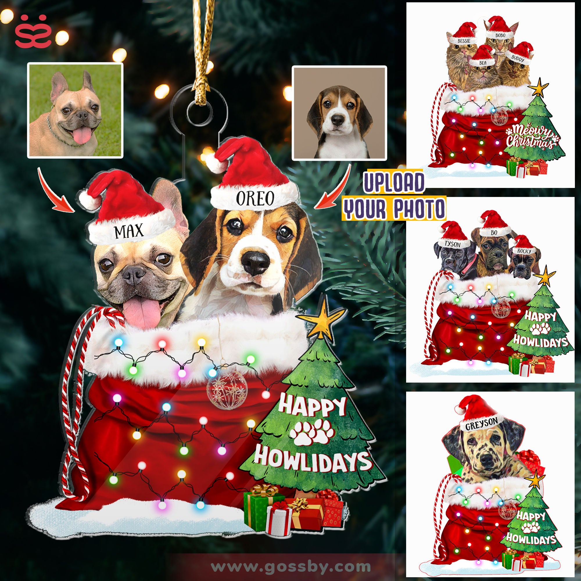Personalized Photo Pet Ornament