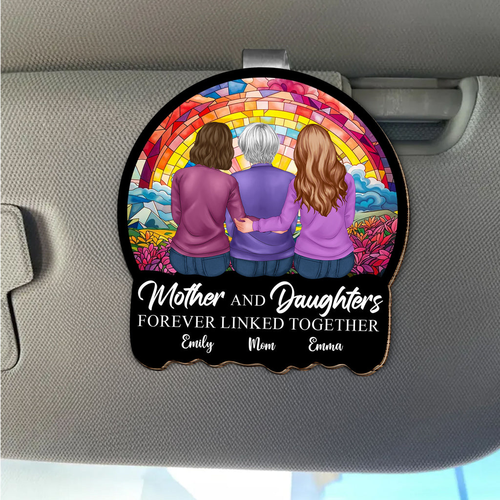 Personalized Wooden Car Visor Clip