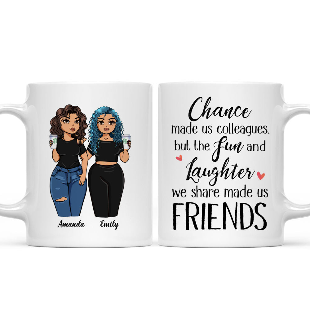 Personalized Work Besties Mug