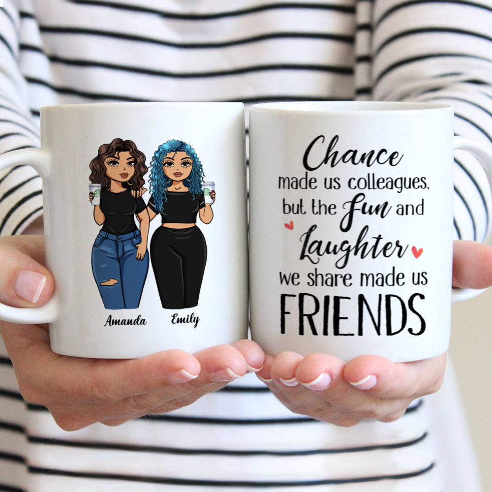 Personalized Work Besties Mug