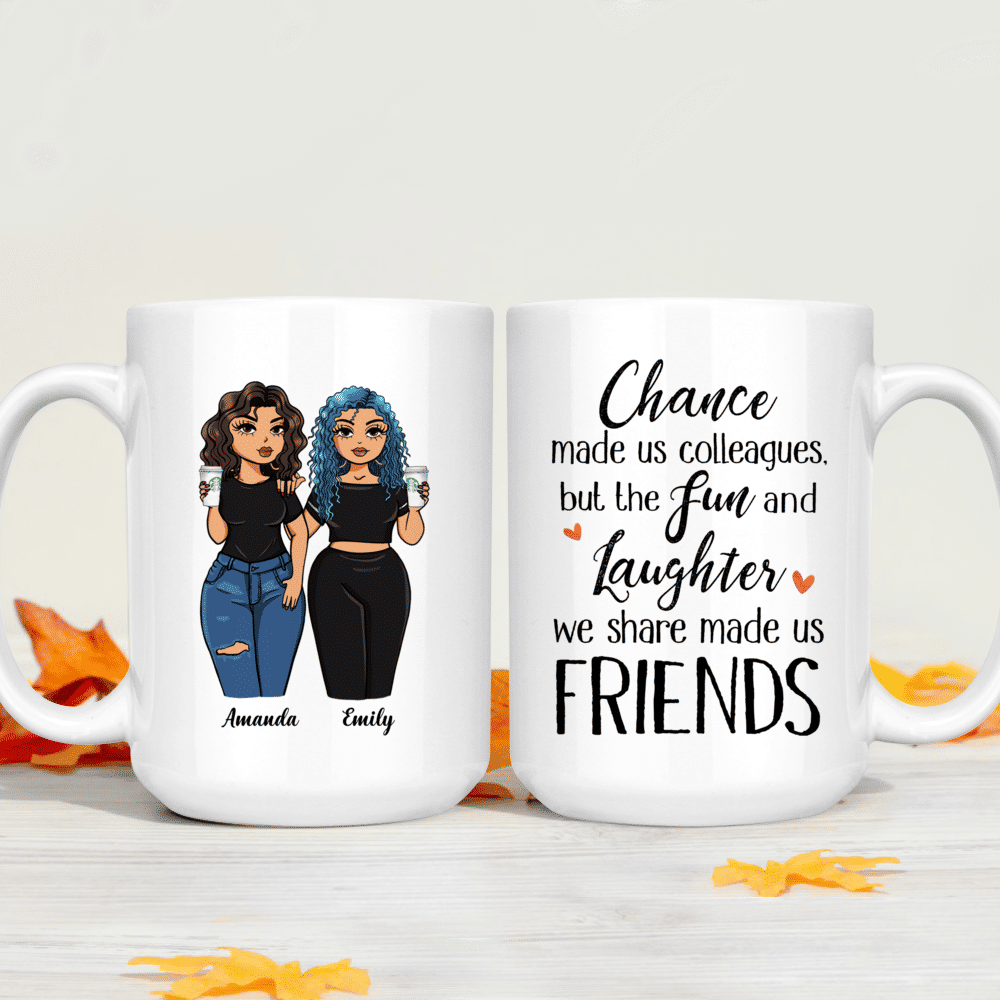 Personalized Work Besties Mug