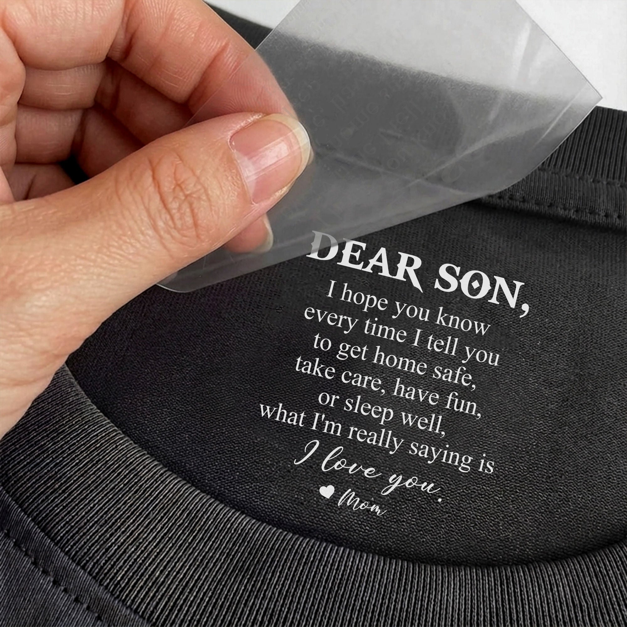 Personalized Inner Neck T-Shirt for Son
