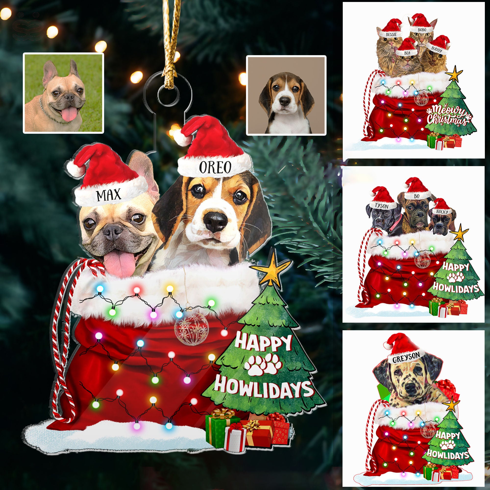 Personalized Photo Pet Ornament