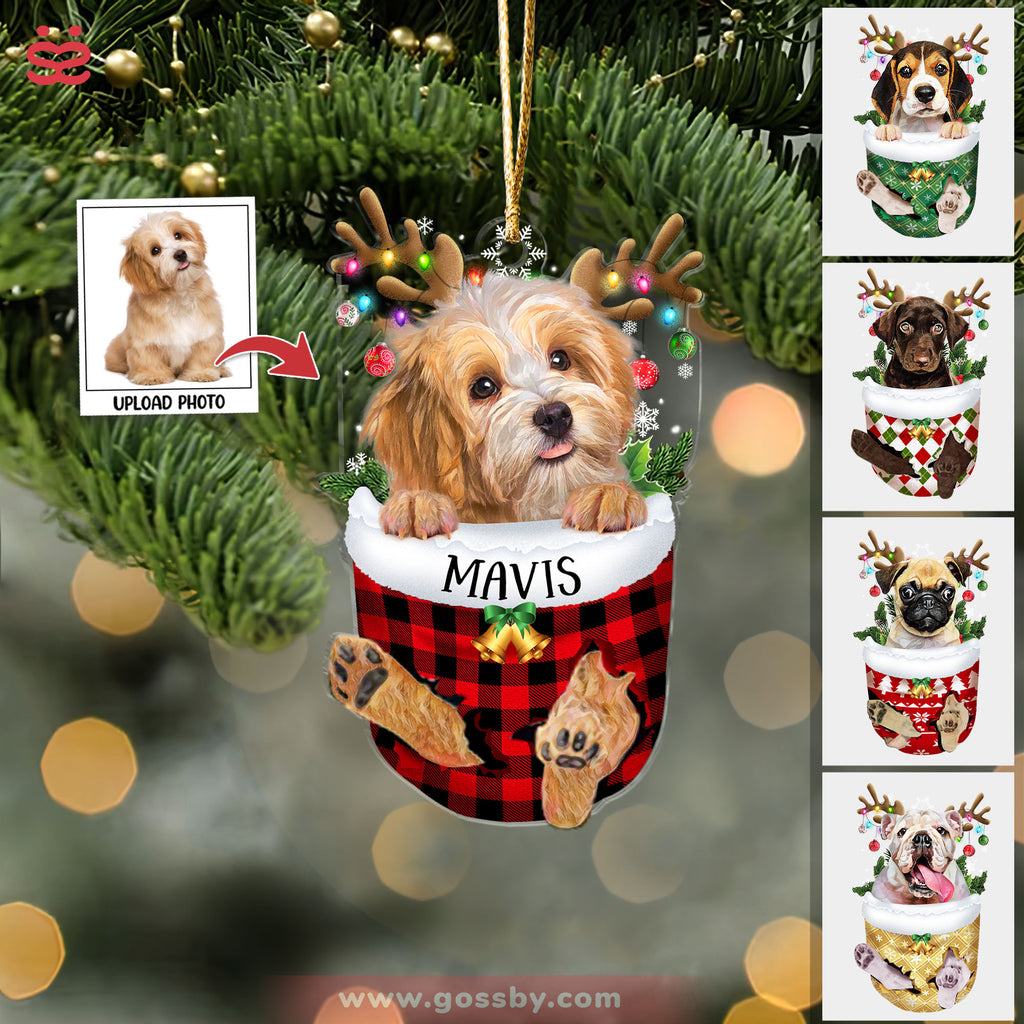 Personalized Dog Photo Ornament