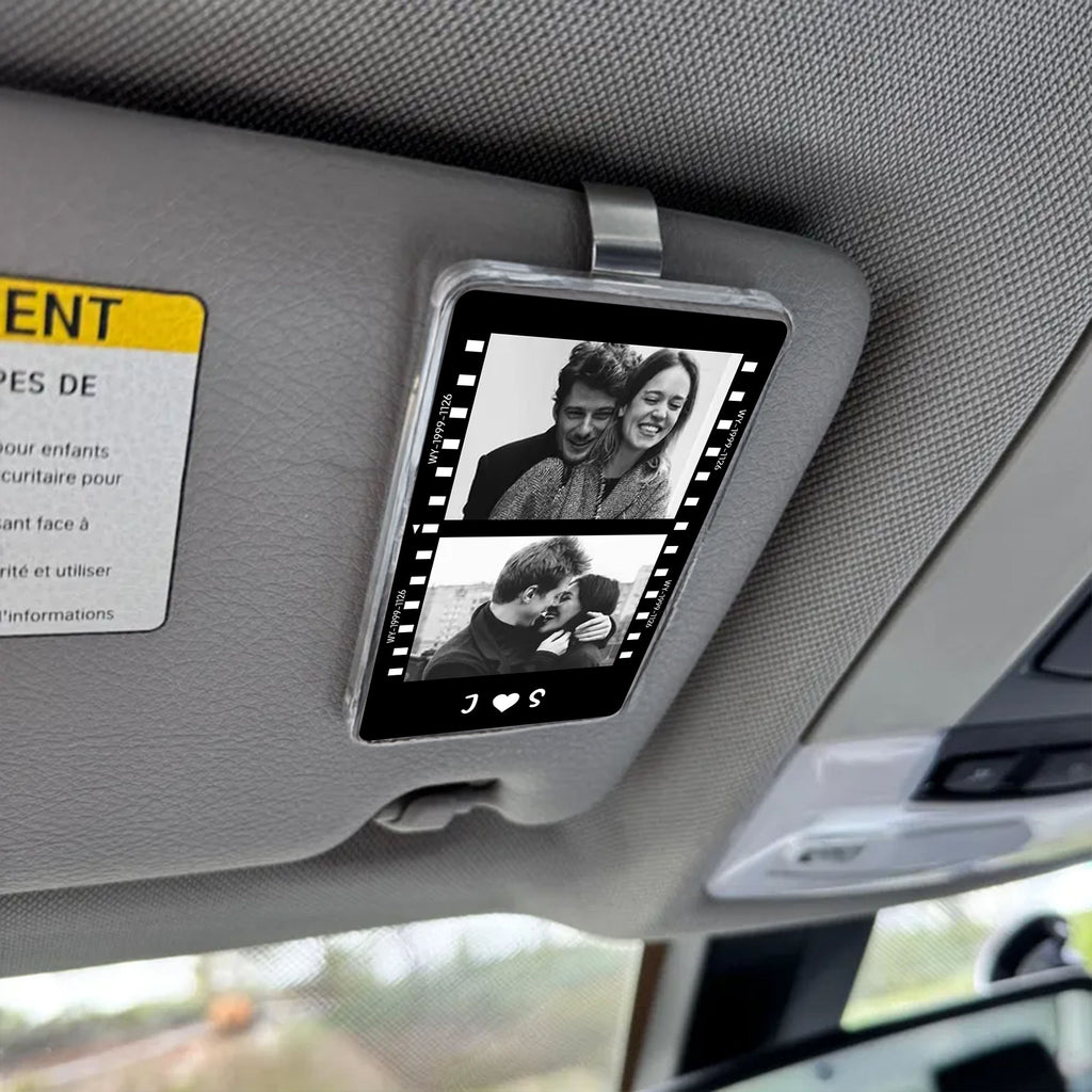 Personalized Photo Car Visor Clip