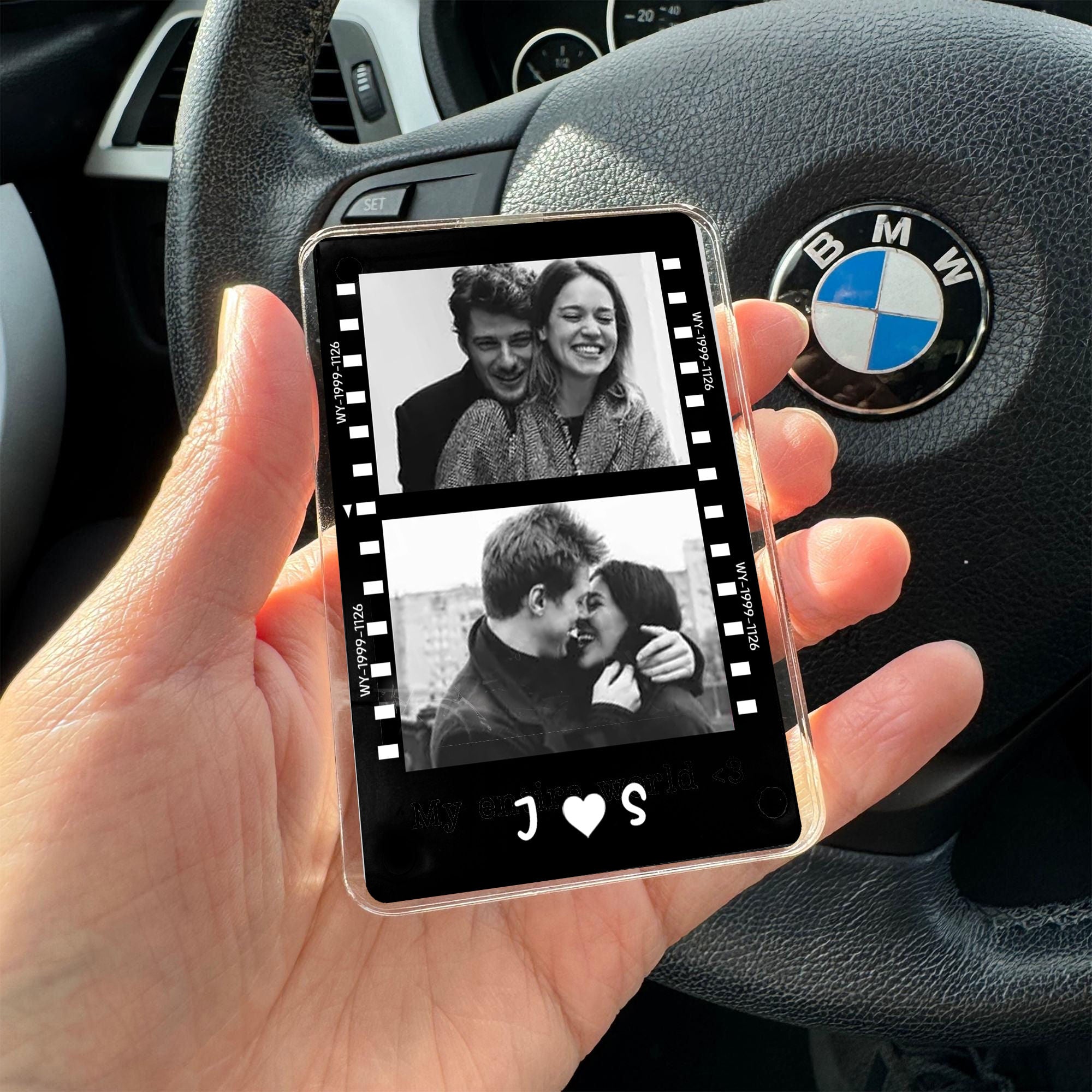Personalized Photo Car Visor Clip