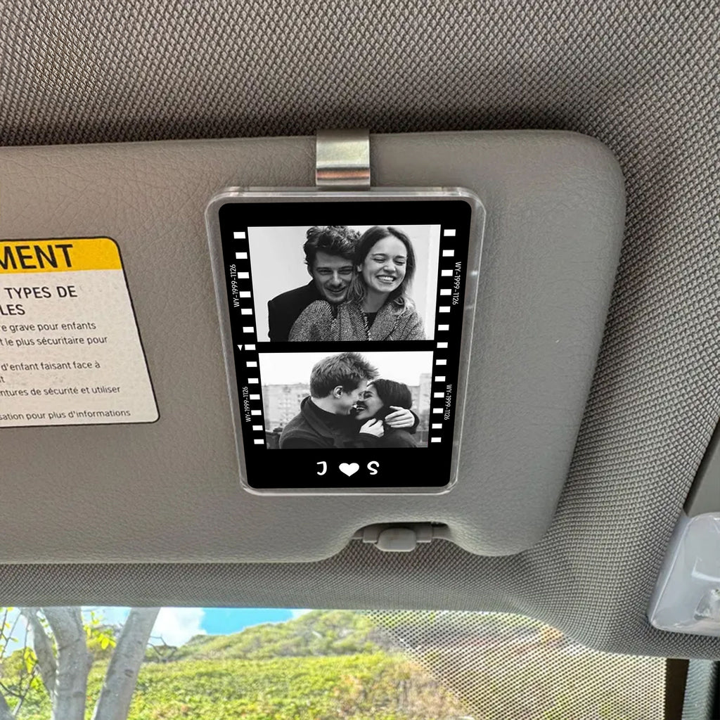 Personalized Photo Car Visor Clip