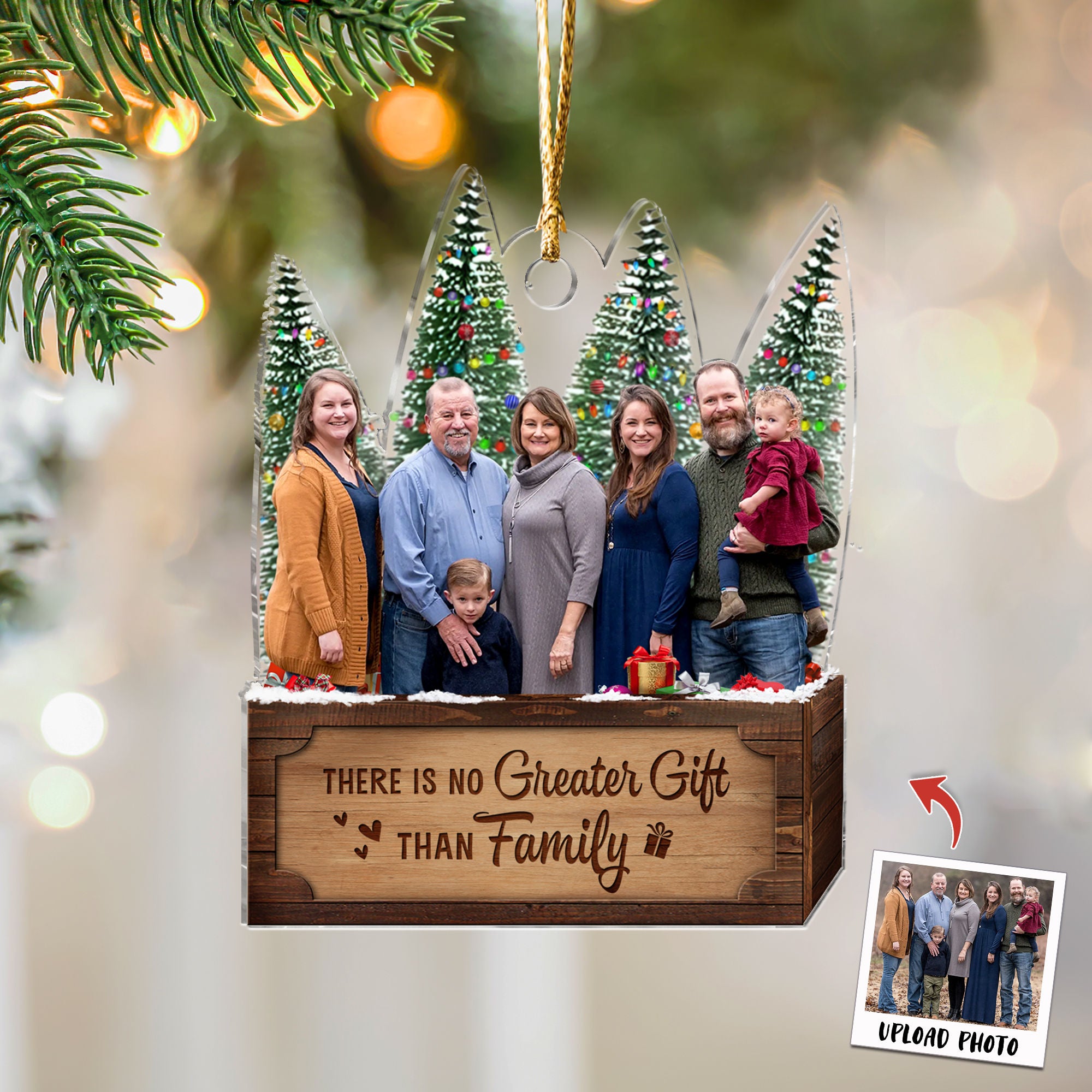 Personalized Photo Friendship Ornament