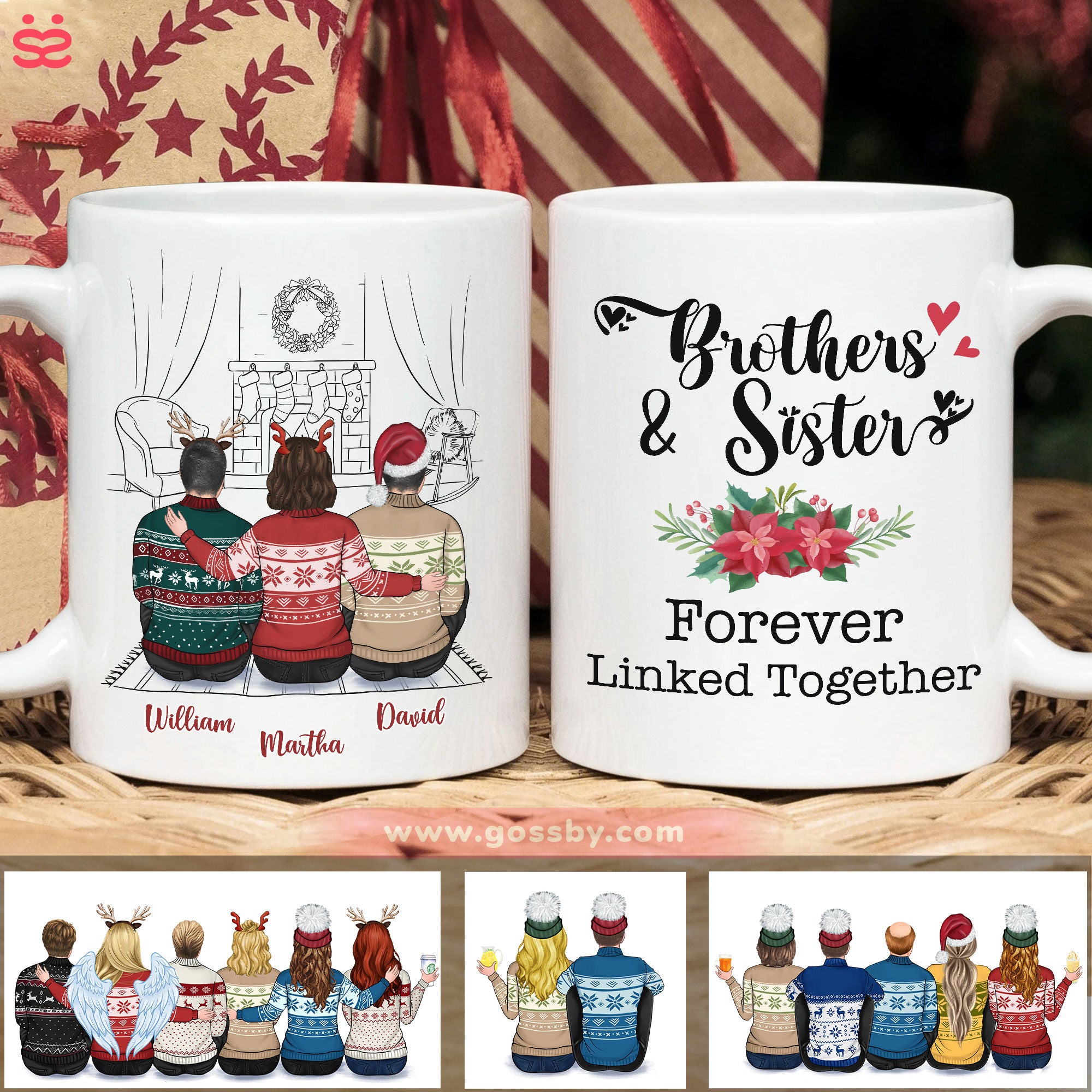 Personalized Siblings Mug