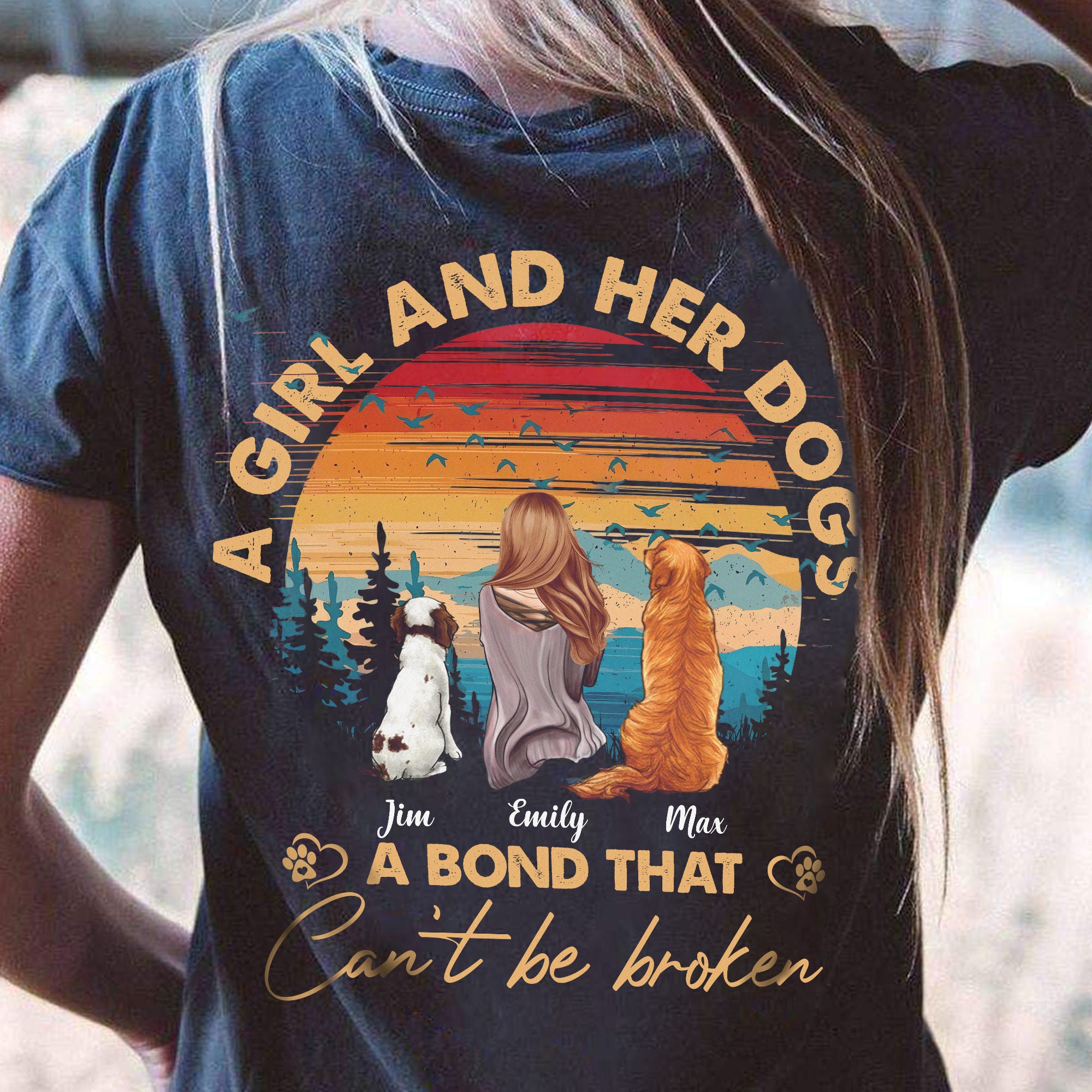 Personalized Dog Mom Shirt
