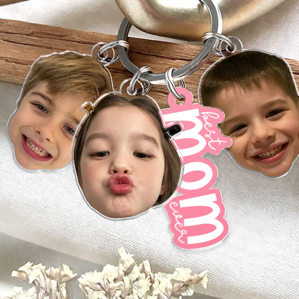 Custom Photo Keychain for Mom