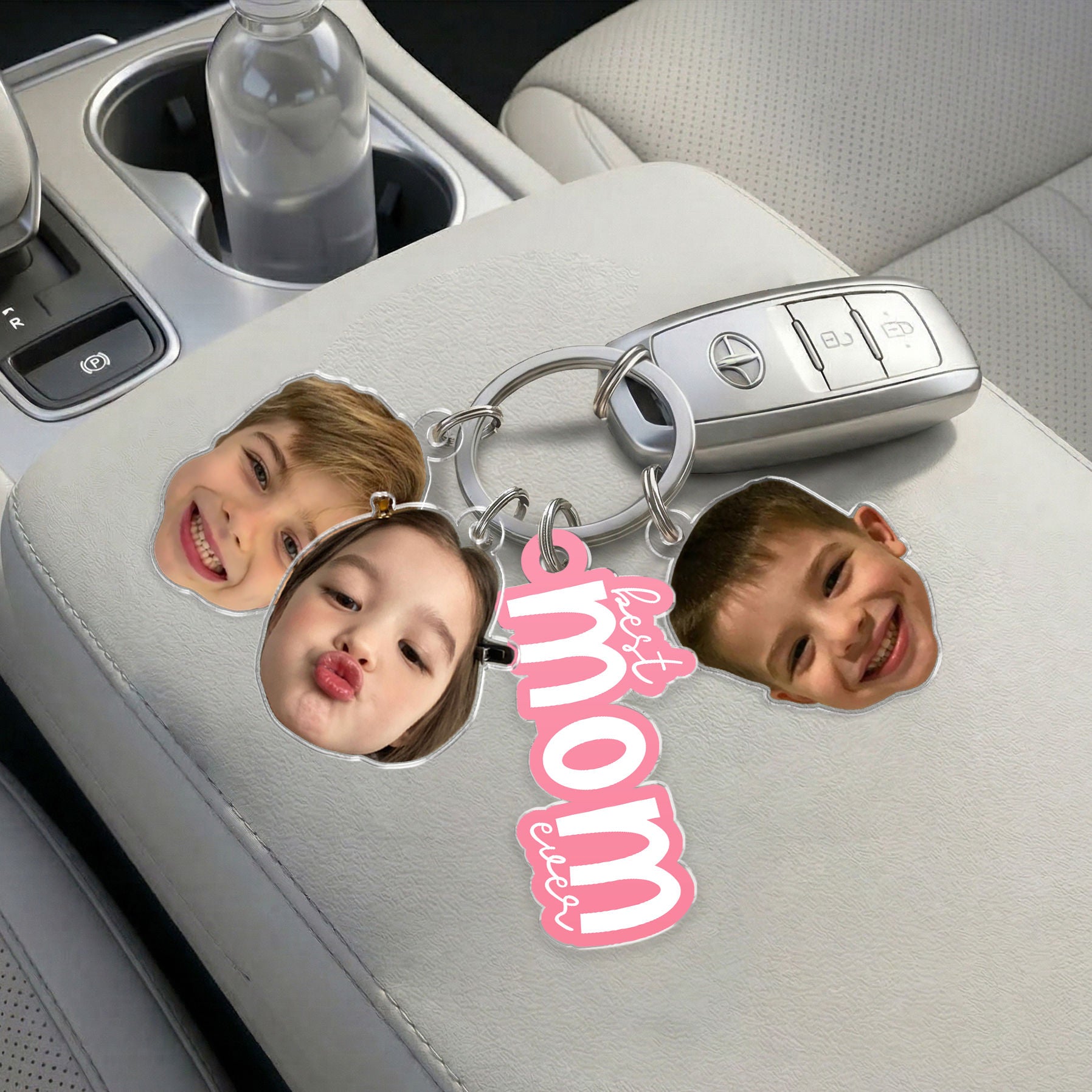 Custom Photo Keychain for Mom